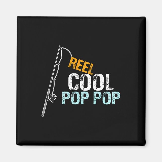 Imán Regalo Cool Pop Pop Poppop de la nieta Abuelos (Frente)