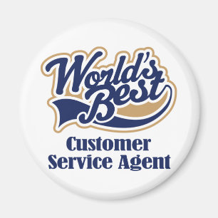 Imán Regalo de agente de servicio al cliente
