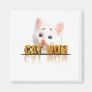 Imán Regalo de amante de gato regalo de mamá de gato