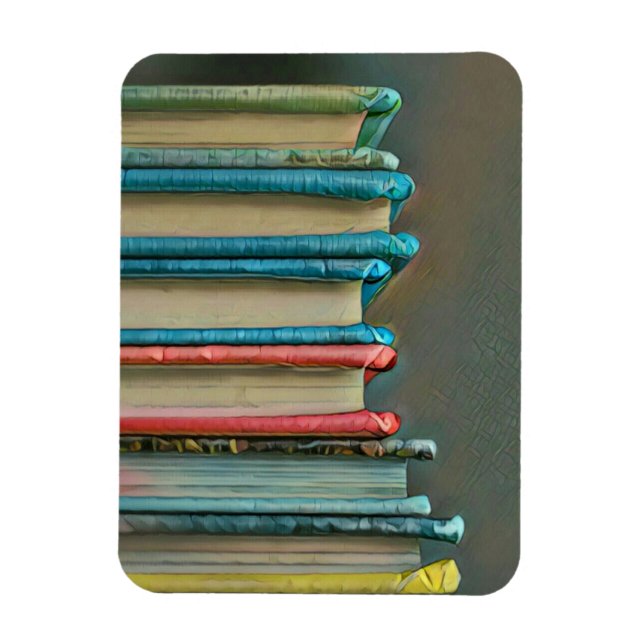 Imán Regalo de amante de libros (Vertical)