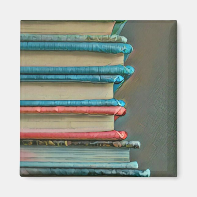 Imán Regalo de amante de libros (Frente)