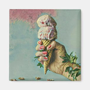 Imán Regalo de amante de los helados