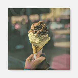 Imán Regalo de amante de los helados