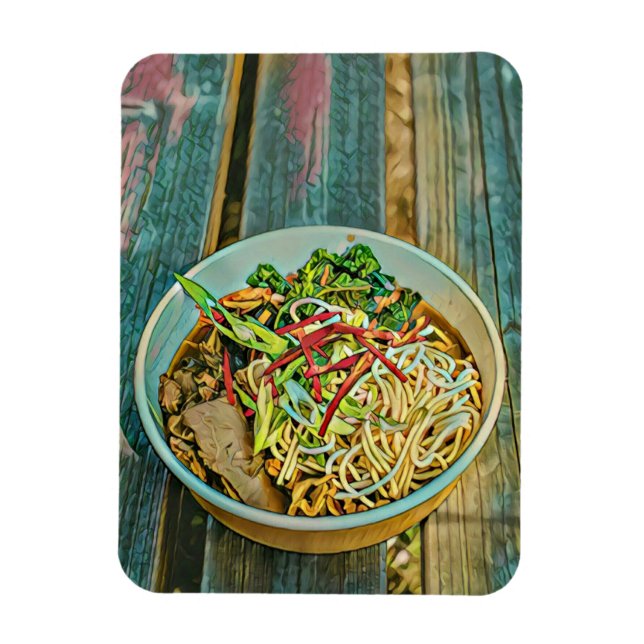 Imán Regalo de amante de Ramen (Vertical)