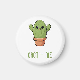 Imán Regalo de aniversario de pareja de cactus divertid
