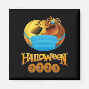 Imán Regalo de araña Calabaza De Halloween Y Máscara