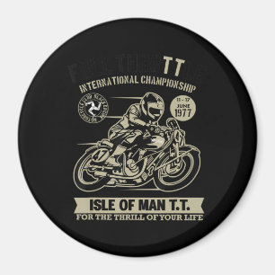 Imán Regalo de arte de la Carreras de motocicletas