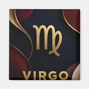 Imán Regalo de astrología celestial de lujo para Virgo