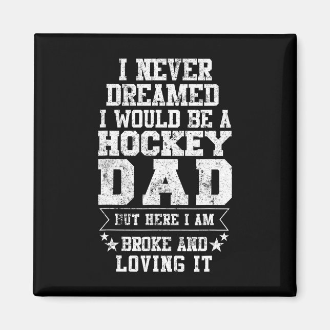 Imán Regalo de baile de té de padre de padre divertido  (Frente)