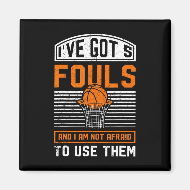Imán Regalo De Baloncesto Para Entrenadores Jóvenes Jug (Frente)