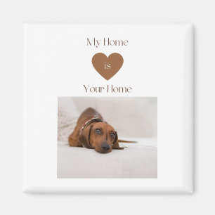 Imán Regalo de bienvenida para amantes de perros, Dachs