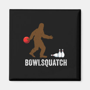 Imán Regalo de bolos Bigfoot Regalos de Sasquatch Jugad