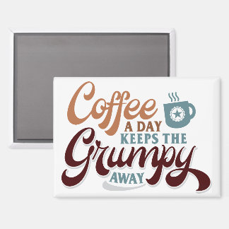 Imán Regalo de Café al Día para Amantes del Café