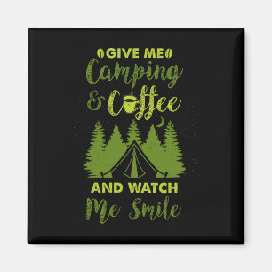 Imán Regalo de café de camping