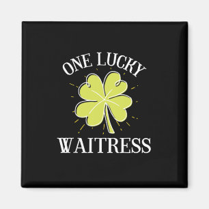 Imán Regalo de camarera afortunado de San Patricio