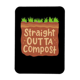 Imán Regalo de compost para jardín