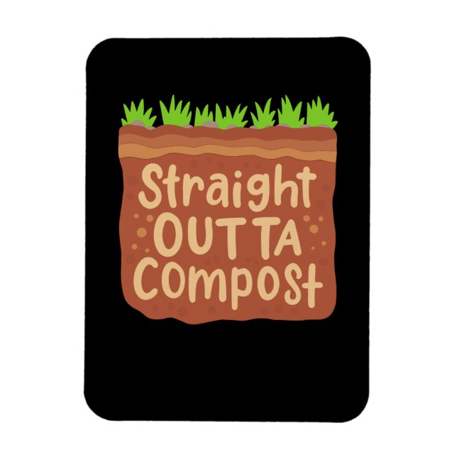 Imán Regalo de compost para jardín (Vertical)