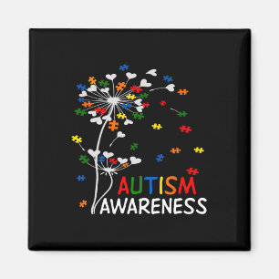 Imán Regalo de conciencia sobre el autismo de pieza de