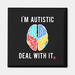 Imán Regalo De Concienciación De Autismo Divertido Para