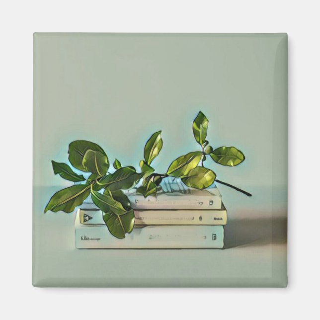 Imán Regalo de cumpleaños bibliotecario (Frente)