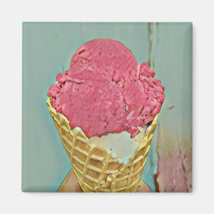 Imán Regalo de cumpleaños de helados