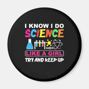 Imán Regalo de cumpleaños   Sé Que Hago Ciencia Como 