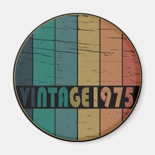 Imán Regalo de cumpleaños vintage nacido en 1975