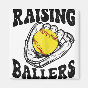 Imán Regalo de Día de la Madre de la madre del béisbol