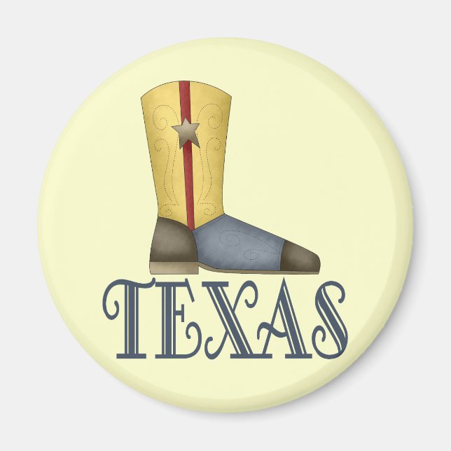 Imán Regalo de diseño de arranque de Texas (Frente)