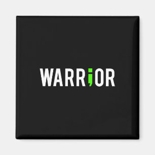 Imán Regalo De Diseño De Guerrero De Semicolonos De Sal