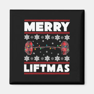 Imán Regalo de diversión de Navidad de gimnasio de fitn