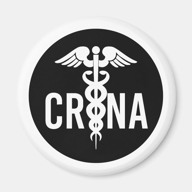 Imán Regalo de enfermero anestesista certificado por CR (Frente)