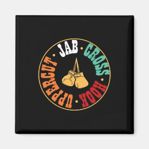 Imán Regalo de Entrenamiento de Kickboxing de Boxeador