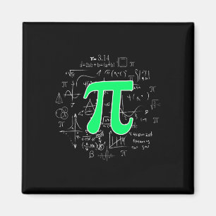 Imán Regalo de estampado de ciencia de matemáticas Pi 3