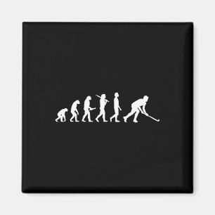 Imán Regalo de evolución de hockey sobre césped para ju