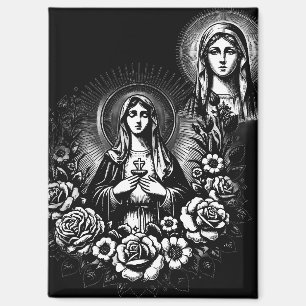 Imán Regalo de fe católica cristiana de Santa María