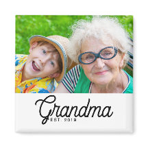 Regalo de foto establecida para la abuela