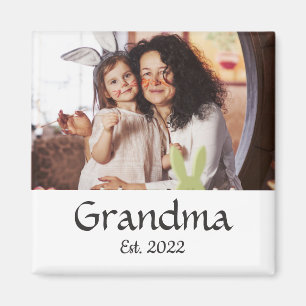 Imán Regalo de Foto Establecido por la Abuela