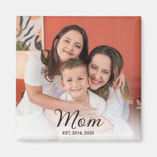 Imán Regalo de Foto Establecido por Mamá
