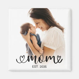 Imán Regalo de Foto Establecido por Mamá