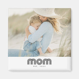 Imán Regalo de foto establecido por mamá