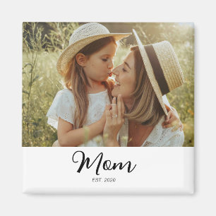 Imán Regalo de foto establecido por mamá