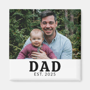 Imán Regalo de foto establecido por papá