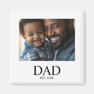 Imán Regalo de foto establecido por papá