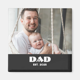 Imán Regalo de Foto Establecido por Papá