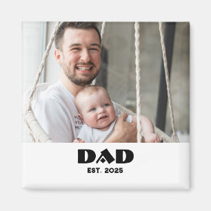 Imán Regalo de Foto Establecido por Papá
