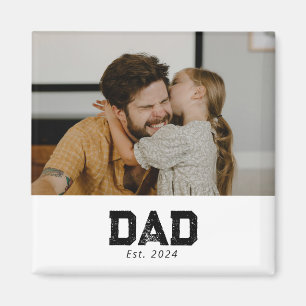 Imán Regalo de foto establecido por papá