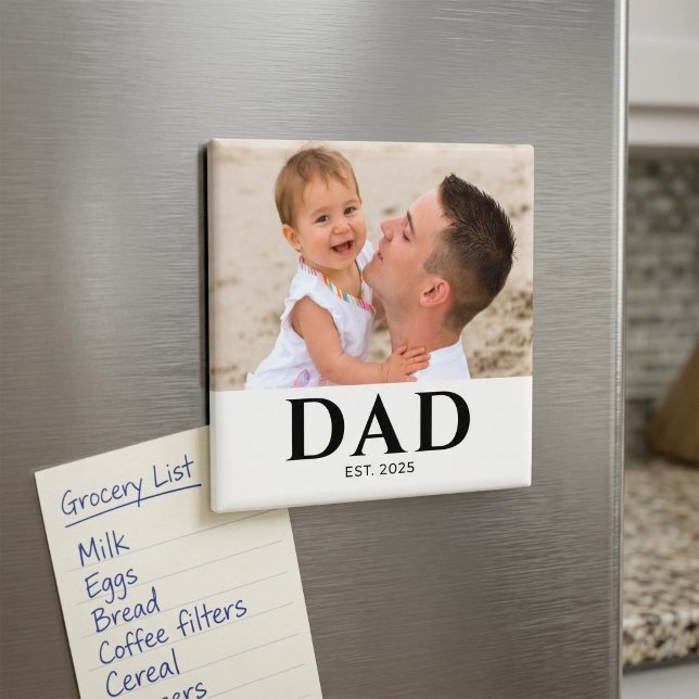 Imán Regalo de Foto Establecido por Papá (Subido por el creador)