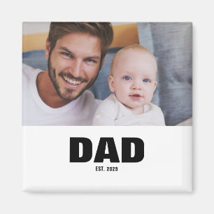 Imán Regalo de foto establecido por papá