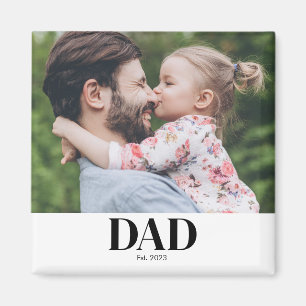 Imán Regalo de foto establecido por papá